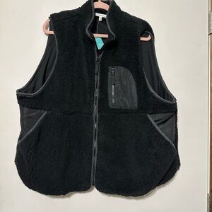 Maurices black Fleece Vest